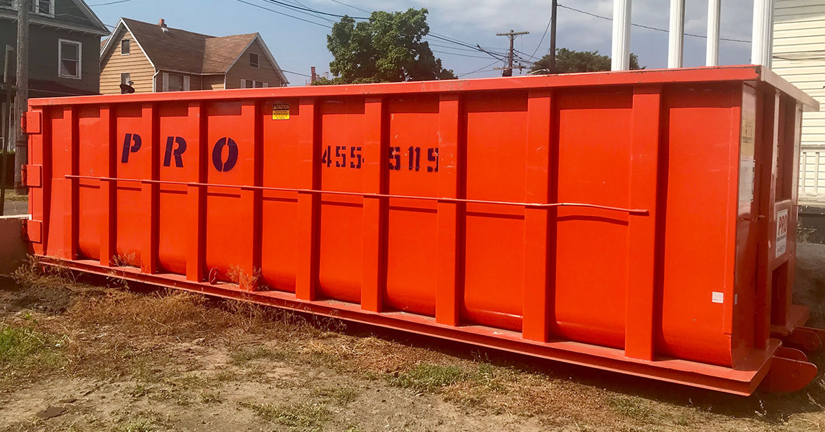 Roll off Dumpsters Pro Waste Services Erie, Meadville, Jamestown